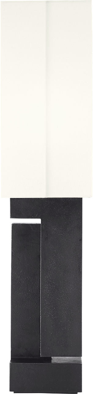 Nucleo 27" Table Lamp | Museum Black | Linen Shade