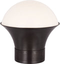 Precision Accent Table Lantern | Bronze | White Glass