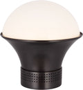 Precision Medium Table Lantern | Bronze | White Glass