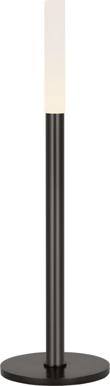 Rousseau 20" Table Lamp | Bronze | Etched Crystal