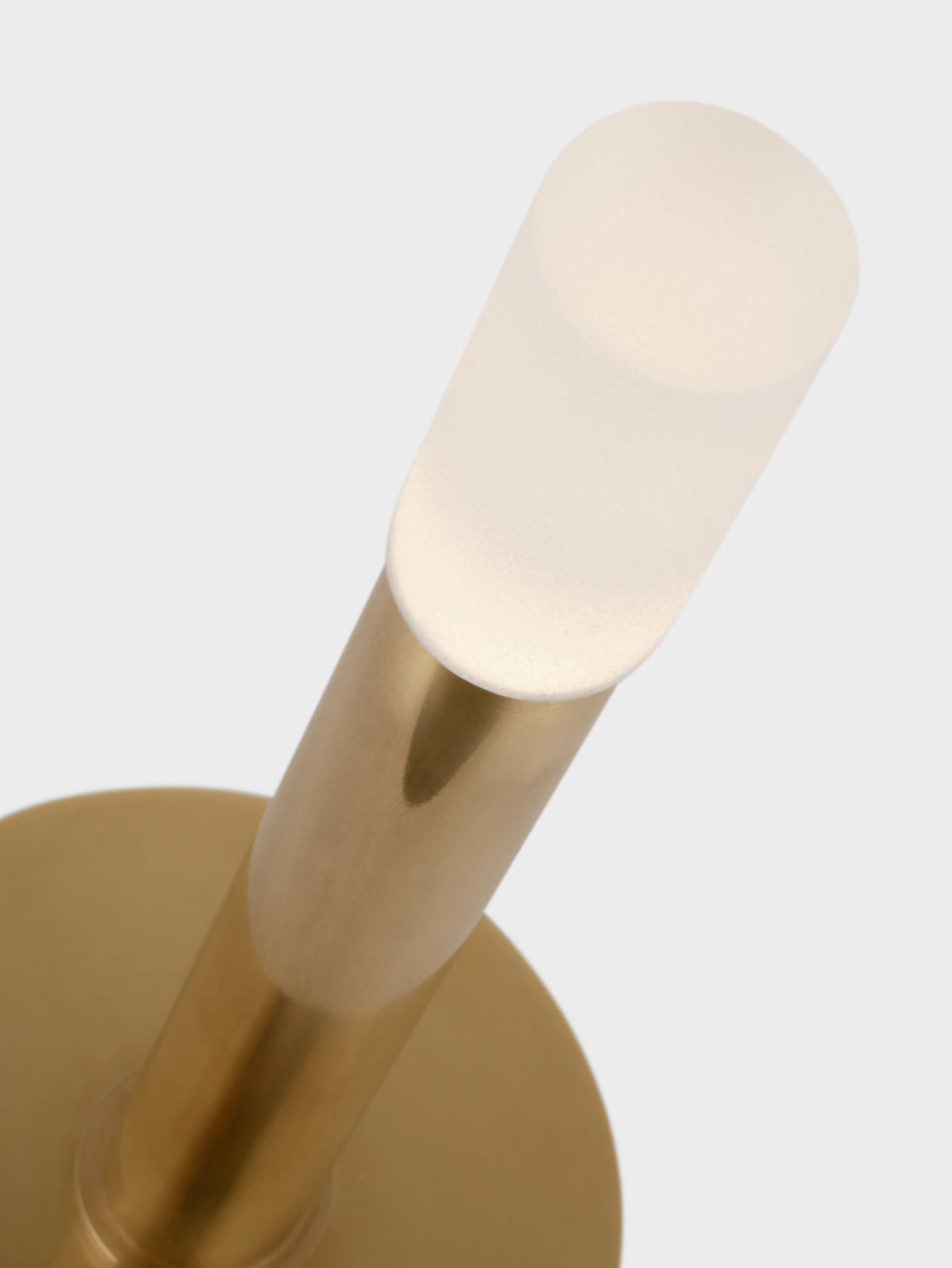 Rousseau 10" Rechargeable Accent Lamp | Antique-Burnished Brass | Etched Crystal