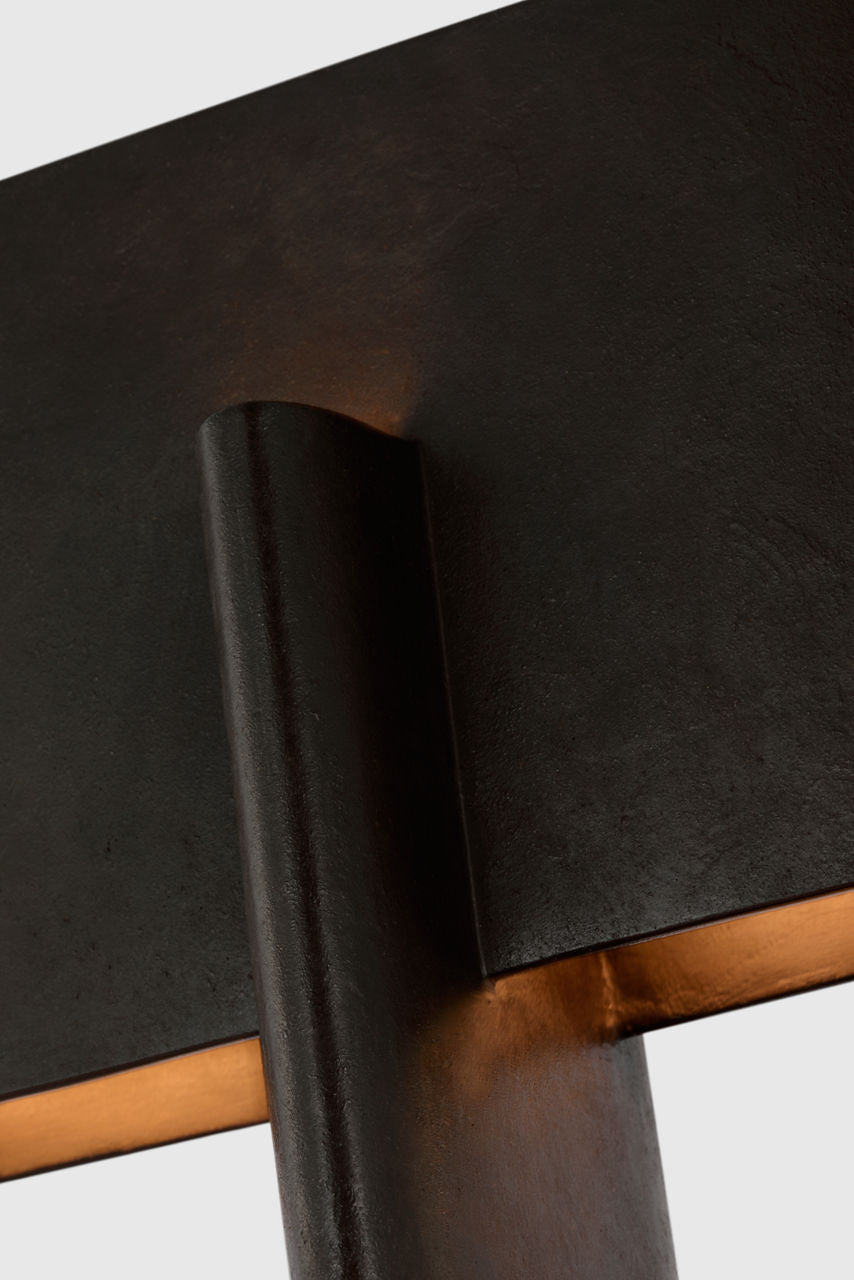 Lotura 17" Intersecting Table Lamp | Museum Black