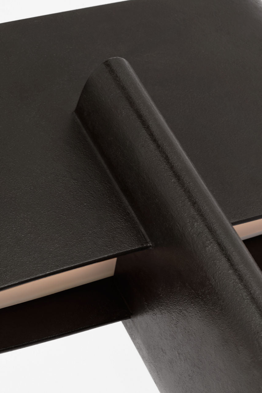 Lotura 17" Intersecting Table Lamp | Museum Black