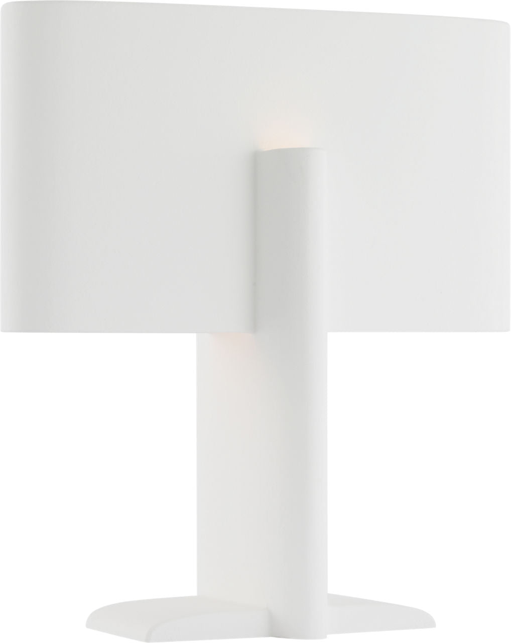 Lotura 17" Intersecting Table Lamp | Museum White
