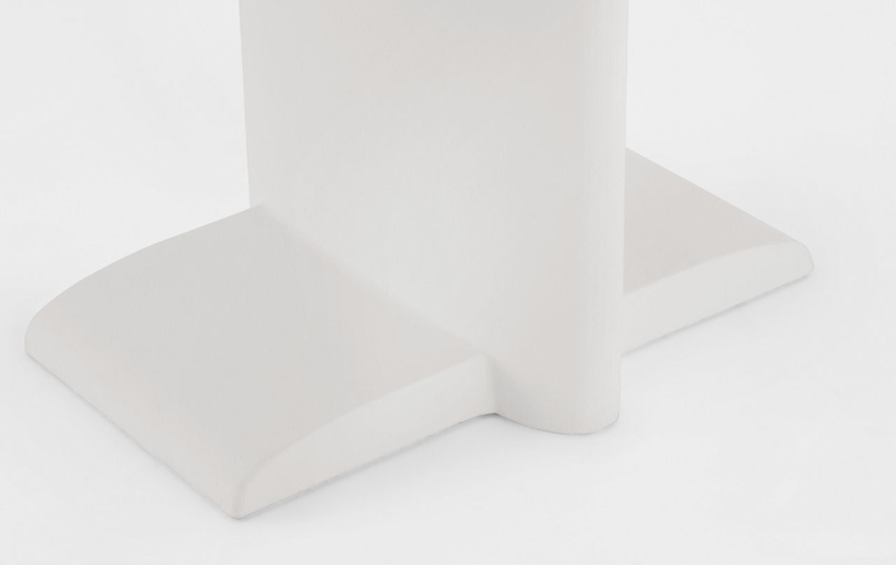 Lotura 17" Intersecting Table Lamp | Museum White
