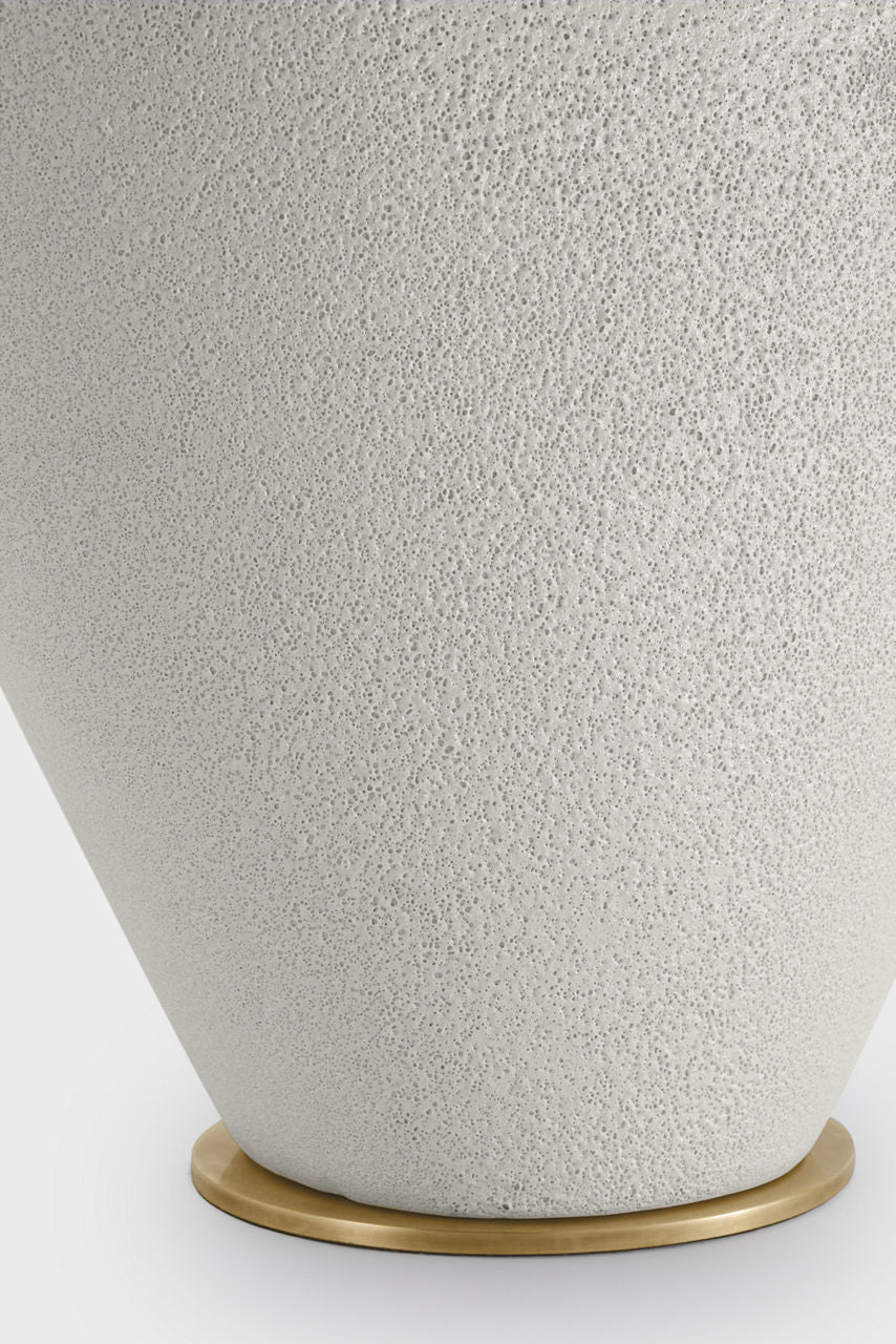 Rohs Extra Large Table Lamp | Porous White | Linen Shade