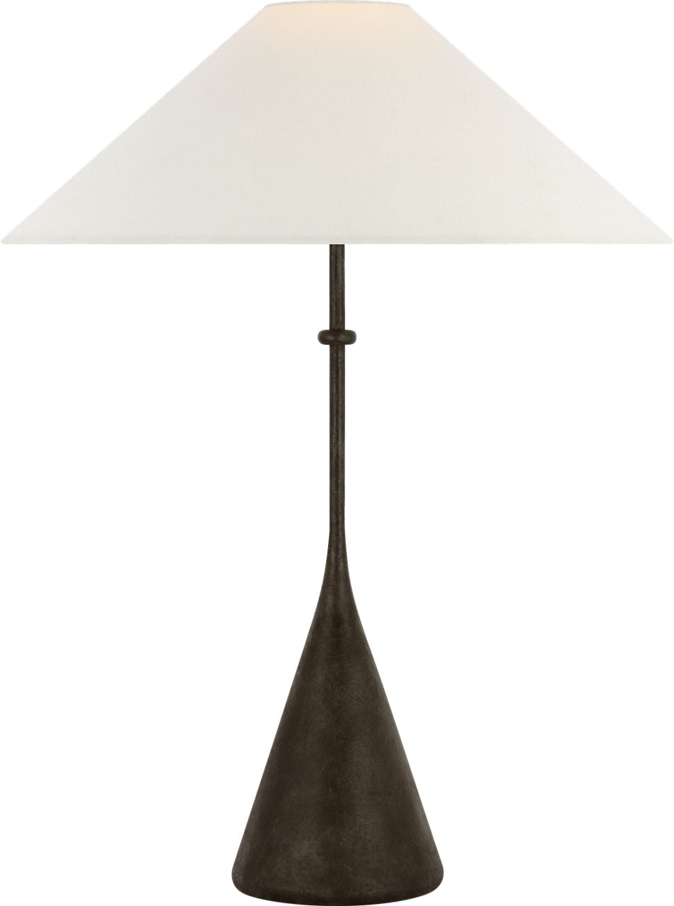 Zealous 30" Table Lamp | Garden Bronze | Linen Shade