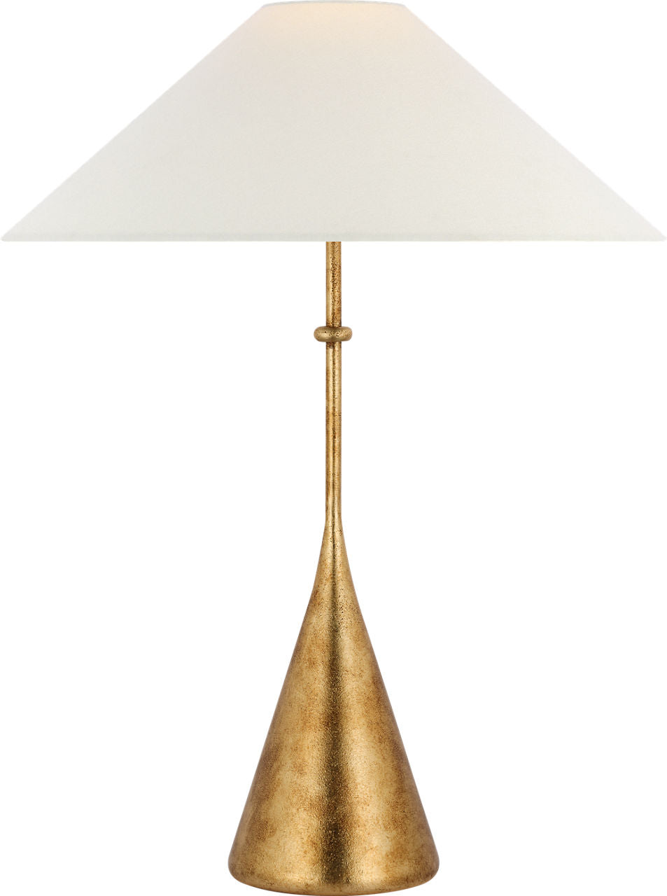 Zealous 30" Table Lamp | Museum Gild | Linen Shade