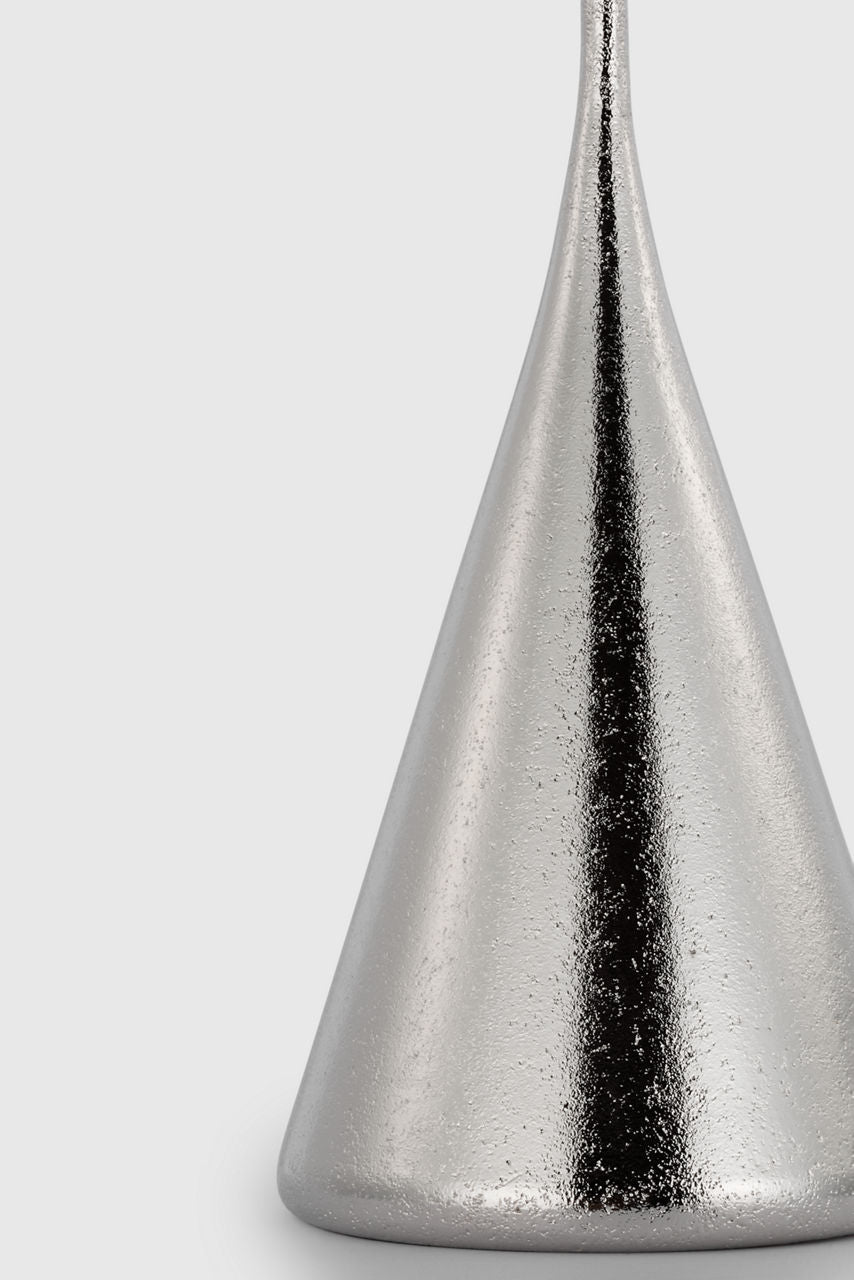 Zealous 30" Table Lamp | Museum Nickel | Linen Shade