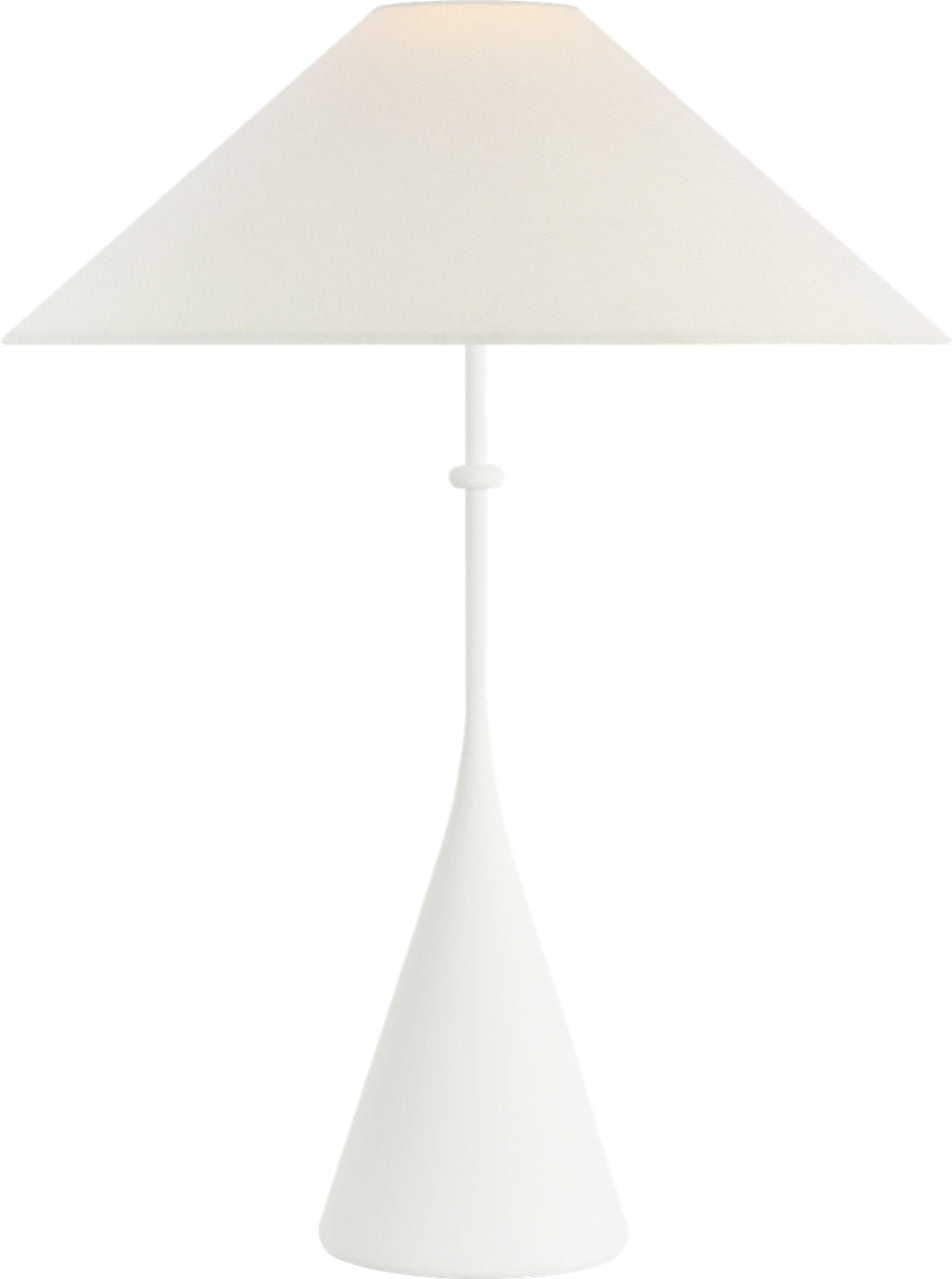 Zealous 30" Table Lamp | Museum White | Linen Shade