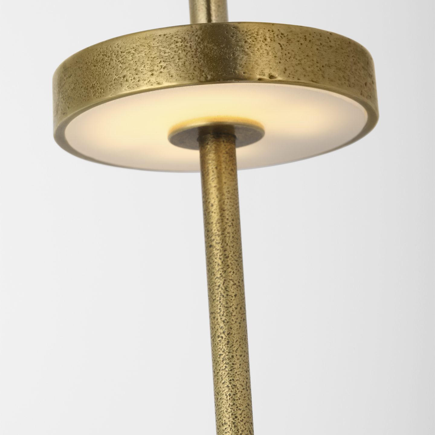 Sene 12" Rechargeable Table Lamp | Museum Brass