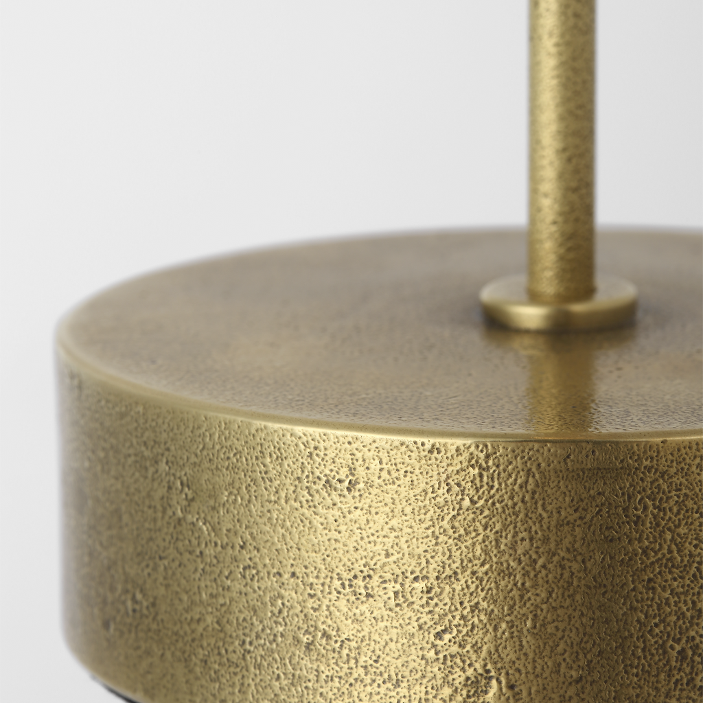 Sene 12" Rechargeable Table Lamp | Museum Brass