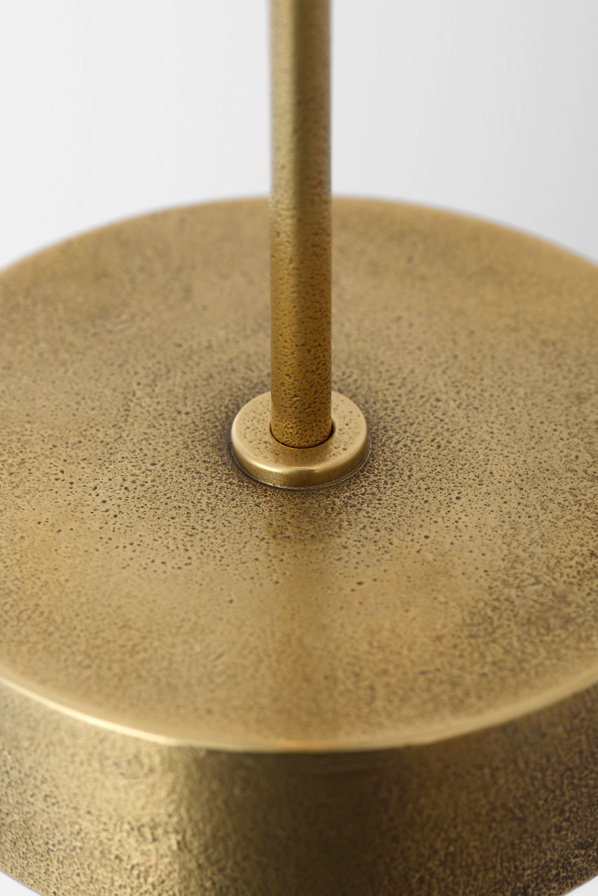 Sene 12" Rechargeable Table Lamp | Museum Brass