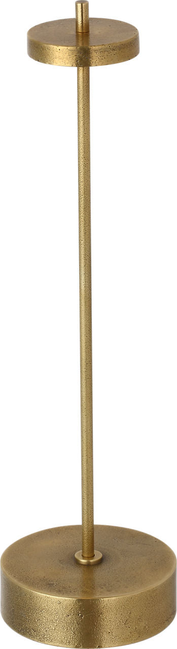 Sene 12" Rechargeable Table Lamp | Museum Brass