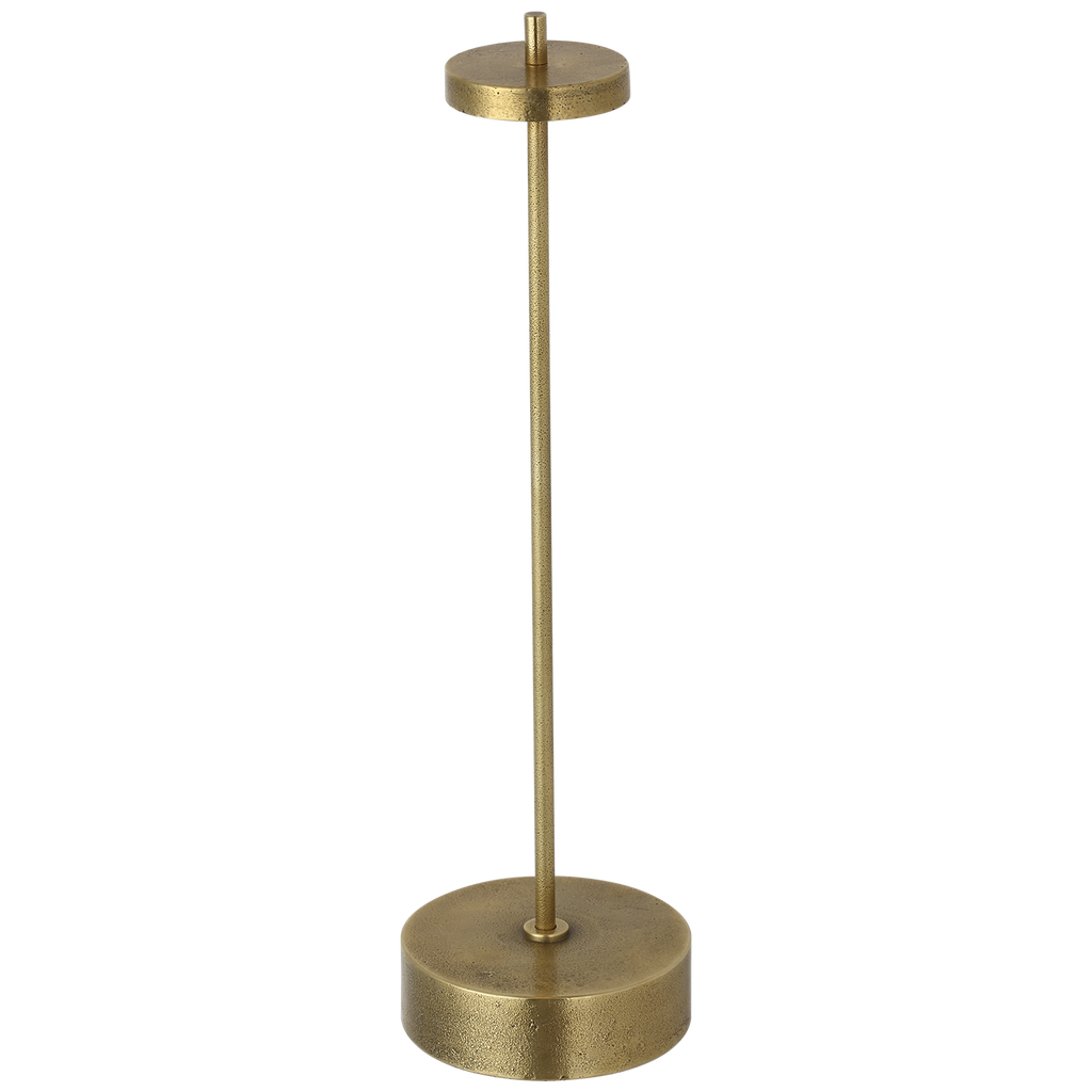 Sene 12" Rechargeable Table Lamp | Museum Brass