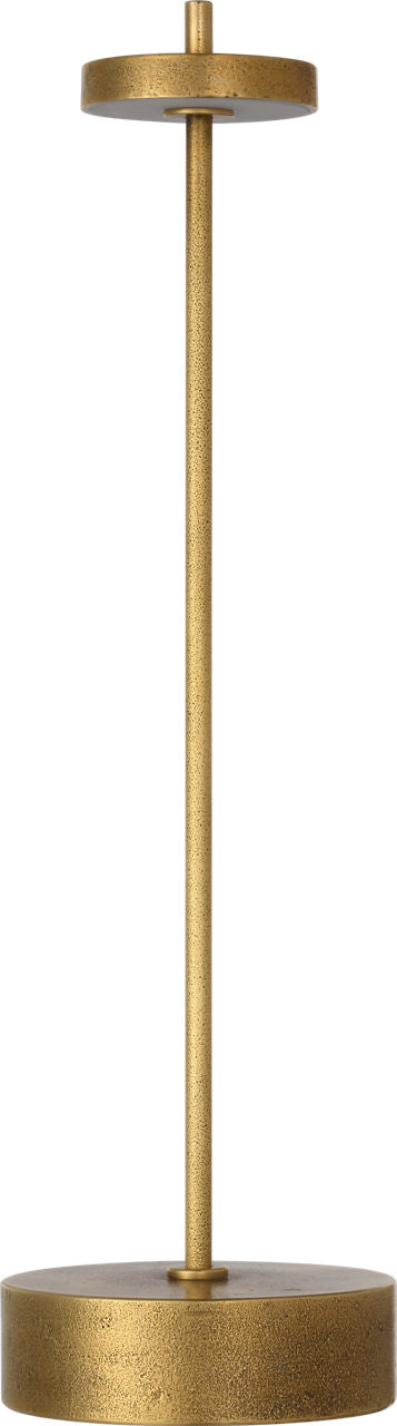 Sene 12" Rechargeable Table Lamp | Museum Brass