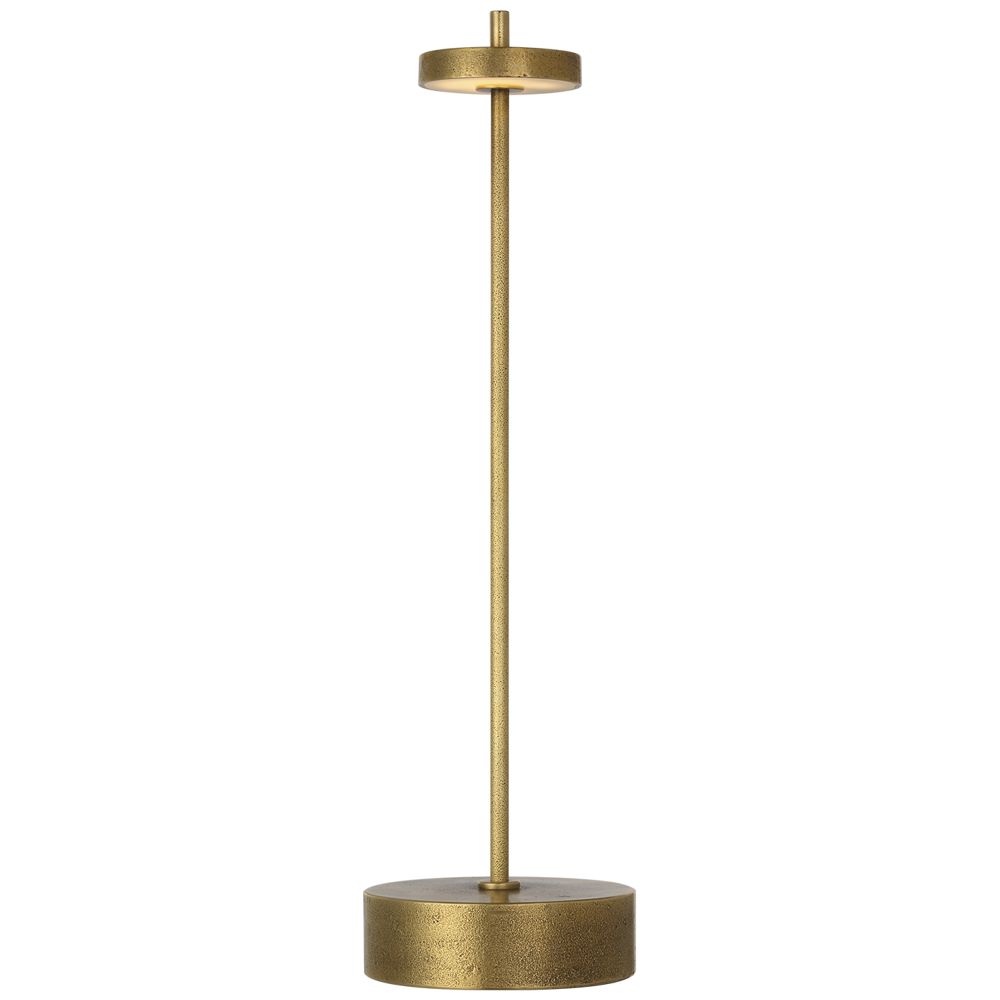 Sene 12" Rechargeable Table Lamp | Museum Brass