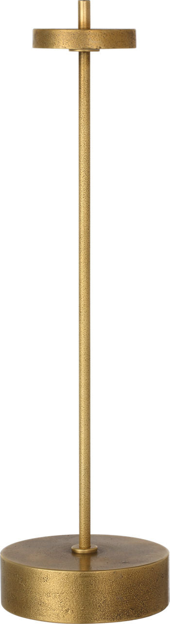 Sene 12" Rechargeable Table Lamp | Museum Brass