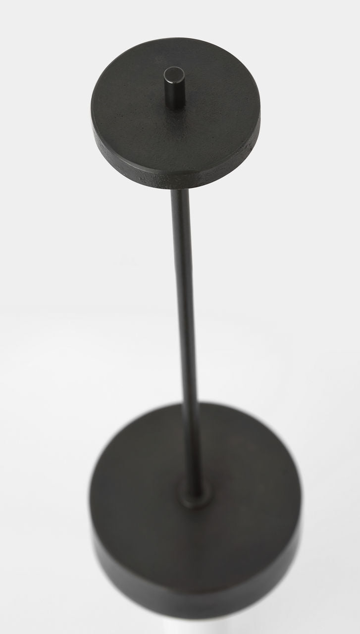 Sene 12" Rechargeable Table Lamp | Museum Bronze