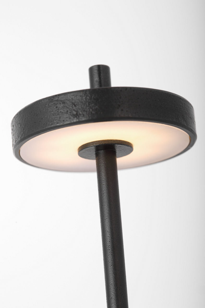 Sene 12" Rechargeable Table Lamp | Museum Bronze