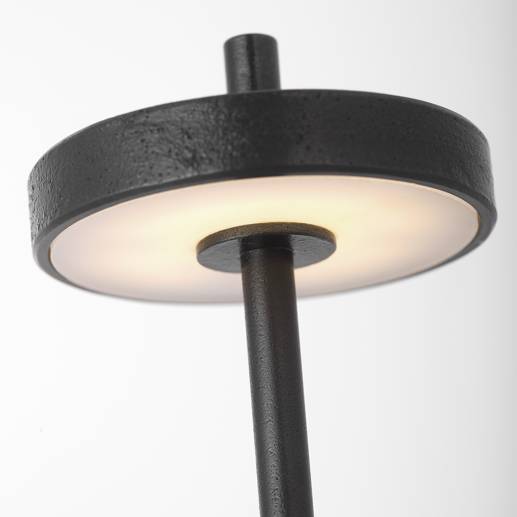 Sene 12" Rechargeable Table Lamp | Museum Bronze