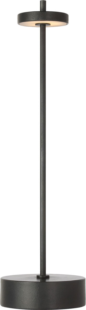 Sene 12" Rechargeable Table Lamp | Museum Bronze