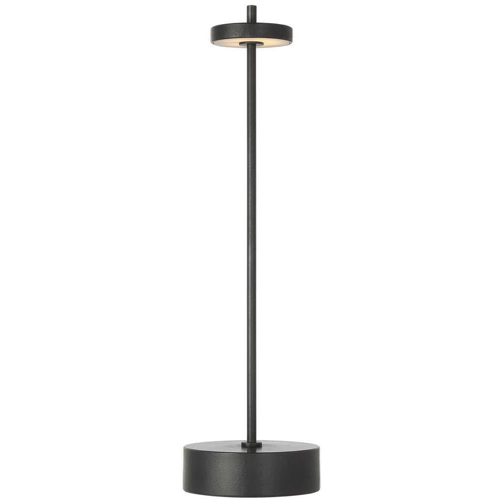 Sene 12" Rechargeable Table Lamp | Museum Bronze