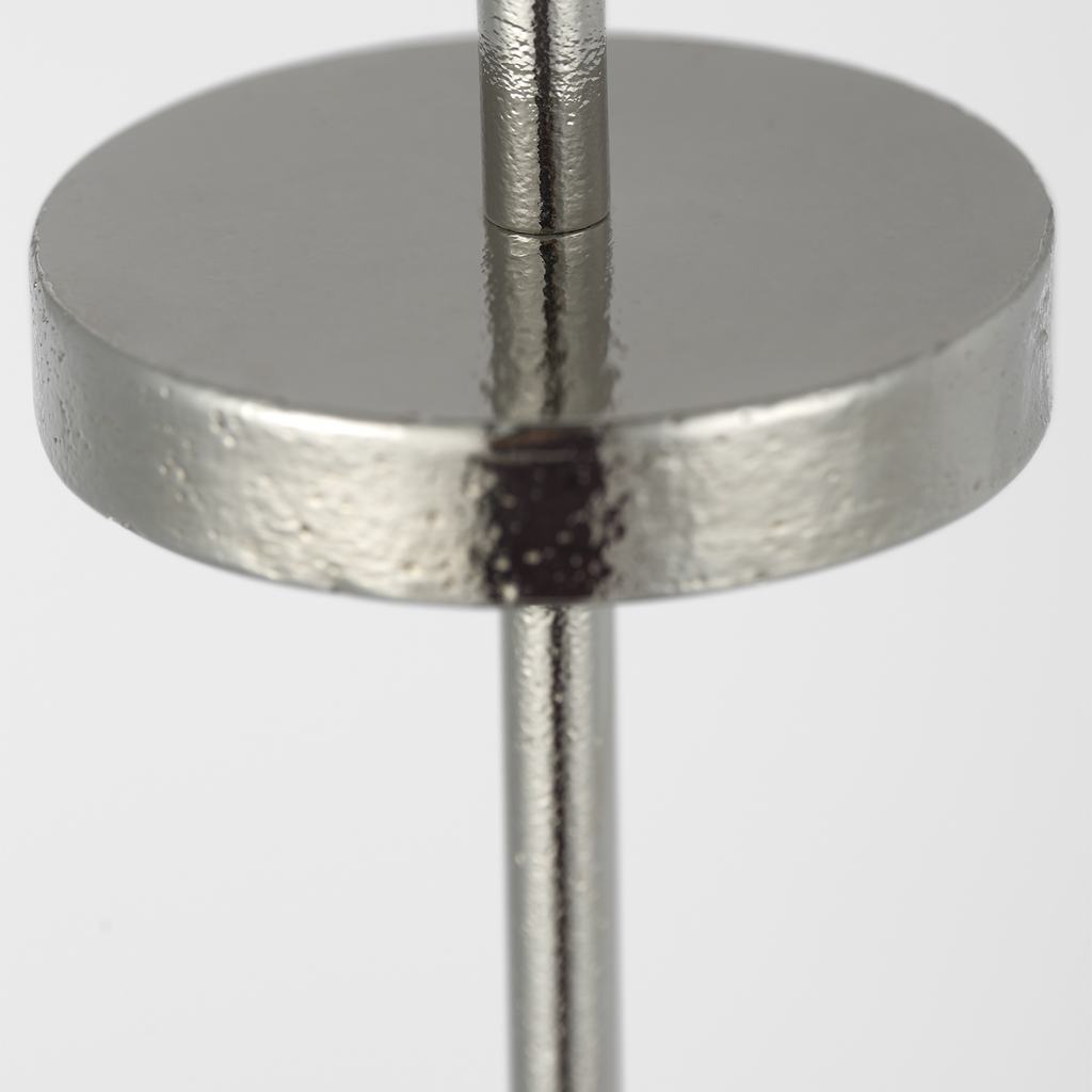 Sene 12" Rechargeable Table Lamp | Museum Nickel
