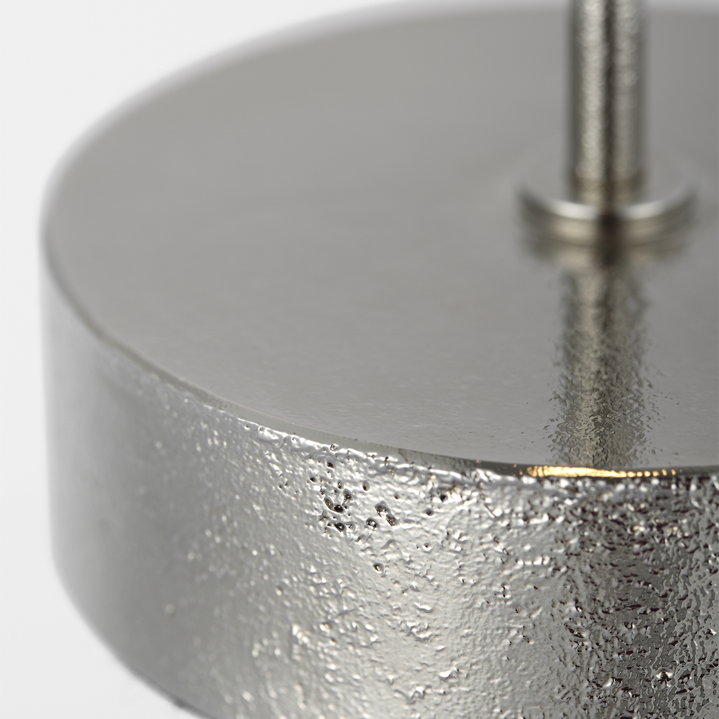 Sene 12" Rechargeable Table Lamp | Museum Nickel