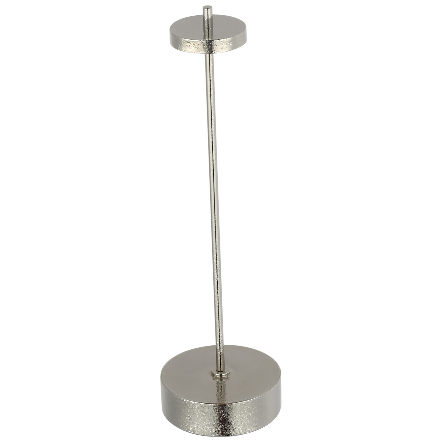 Sene 12" Rechargeable Table Lamp | Museum Nickel