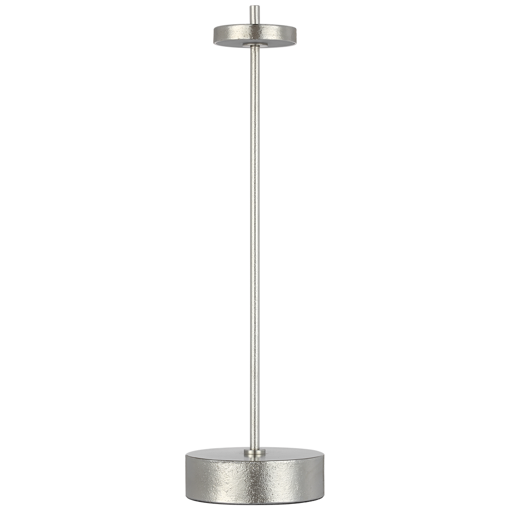 Sene 12" Rechargeable Table Lamp | Museum Nickel