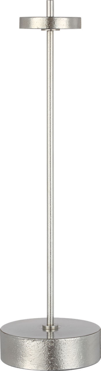 Sene 12" Rechargeable Table Lamp | Museum Nickel