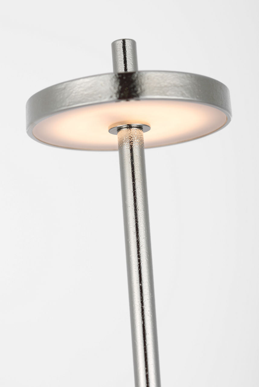 Sene 23" Rechargeable Table Lamp | Museum Nickel