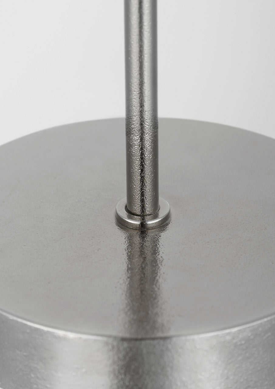 Sene 23" Rechargeable Table Lamp | Museum Nickel