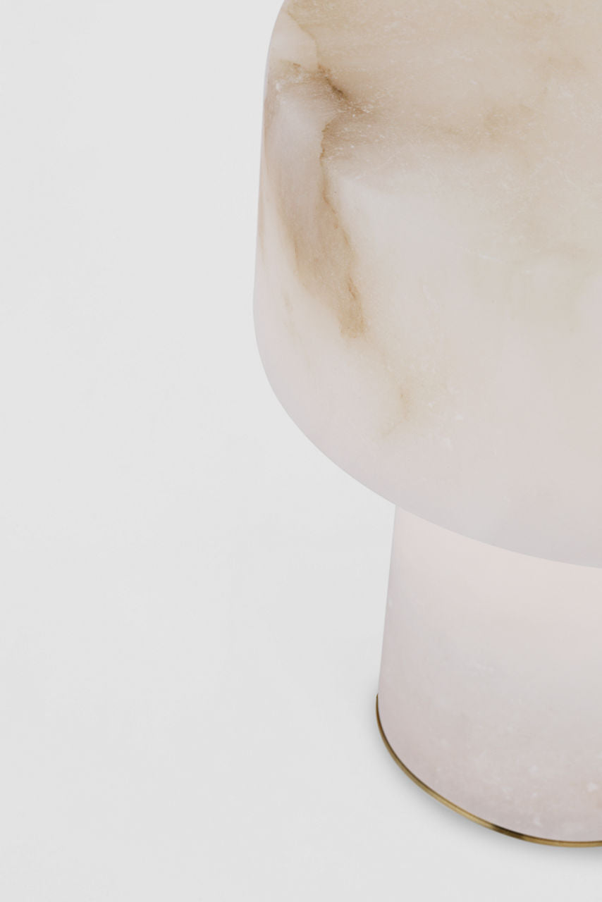 Una Rechargeable Accent Lamp | Alabaster