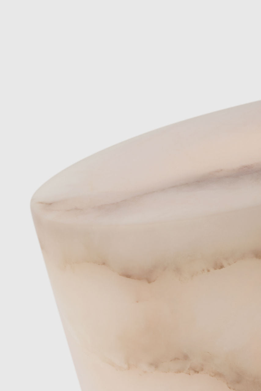 Tourne 8" Rechargeable Accent Lamp | Alabaster