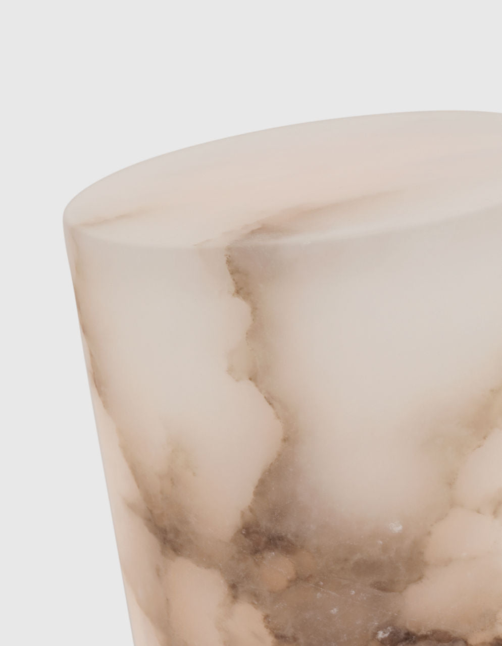 Tourne 12" Rechargeable Table Lamp | Alabaster