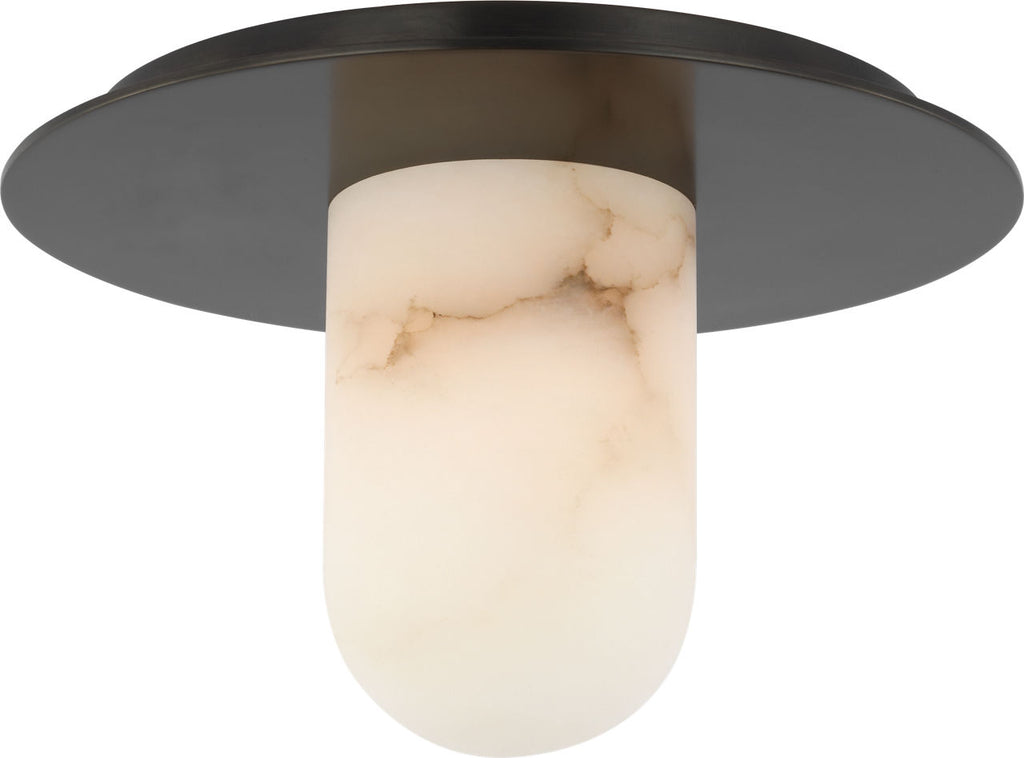 Fosse 8" Flush Mount | Bronze | Alabaster