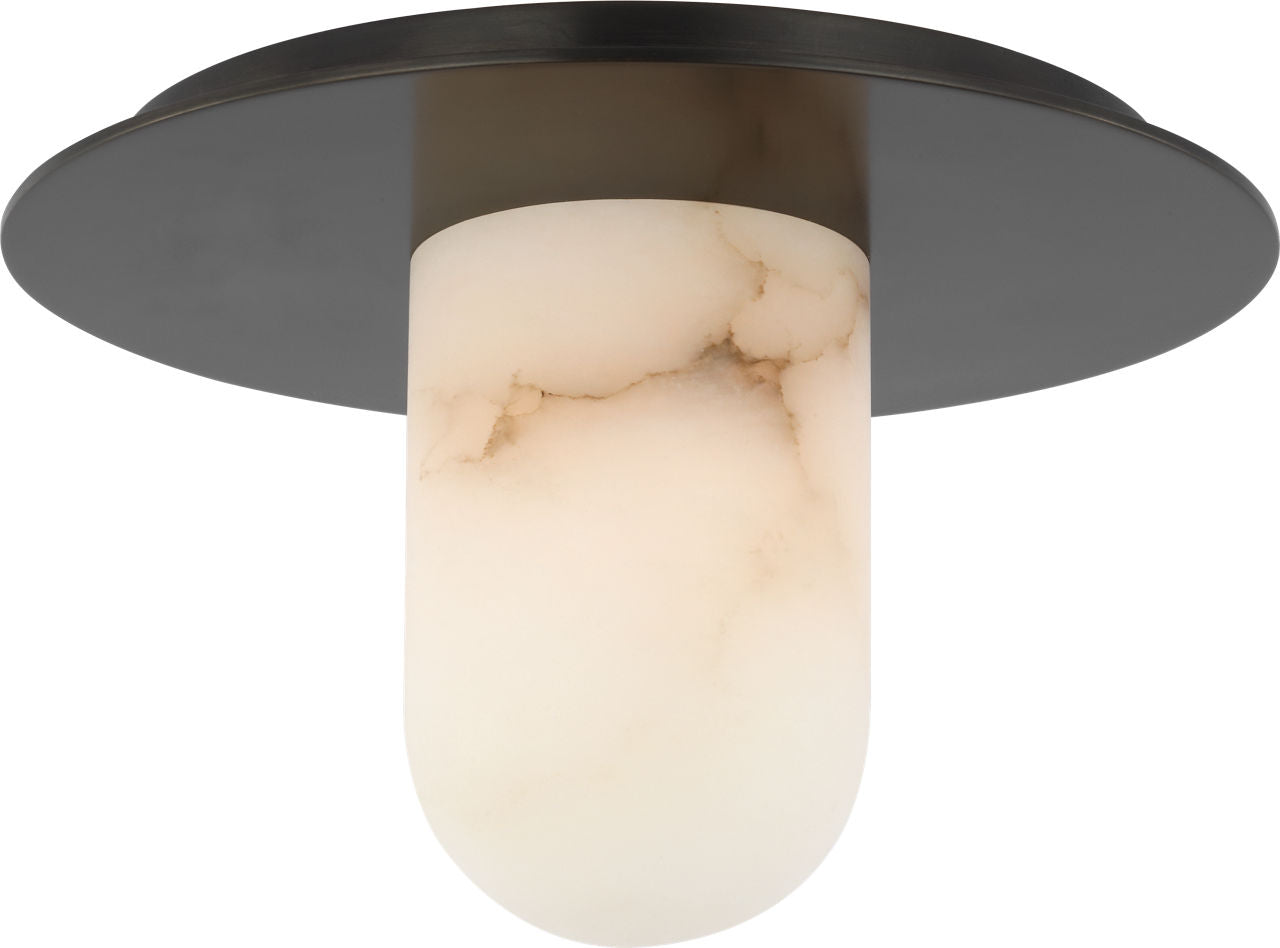 Fosse 8" Flush Mount | Bronze | Alabaster