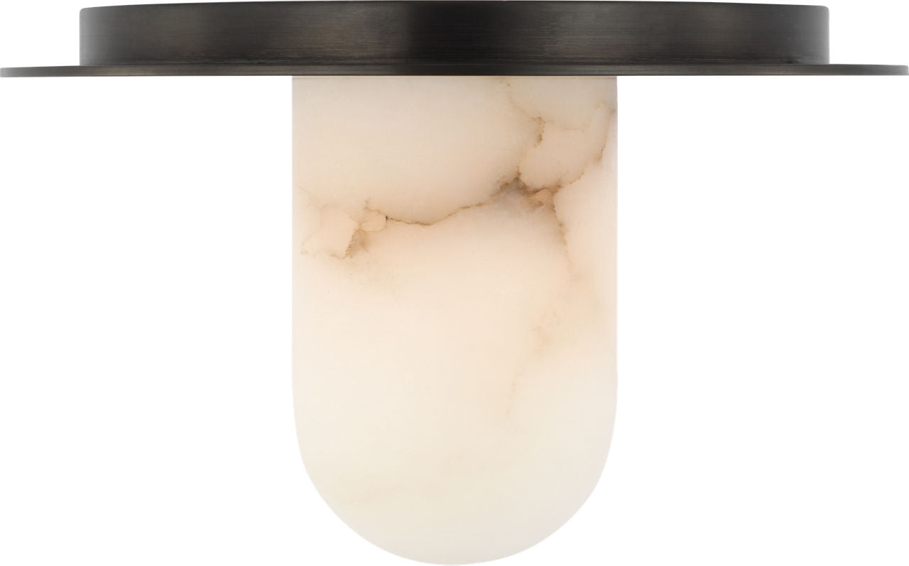 Fosse 8" Flush Mount | Bronze | Alabaster