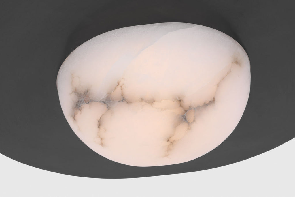 Fosse 15" Flush Mount | Bronze | Alabaster
