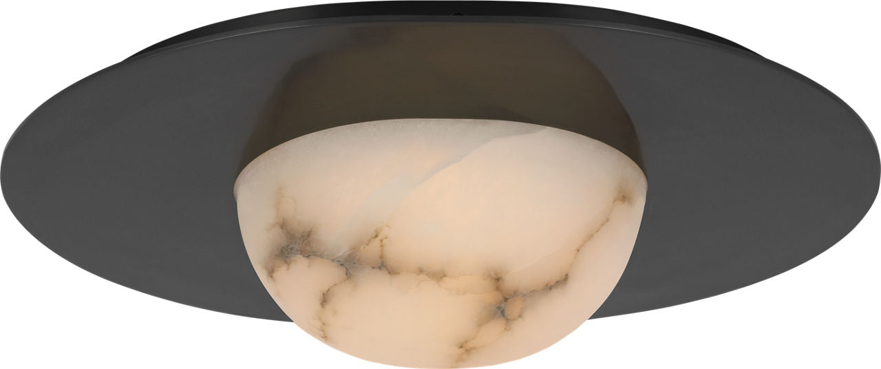Fosse 15" Flush Mount | Bronze | Alabaster