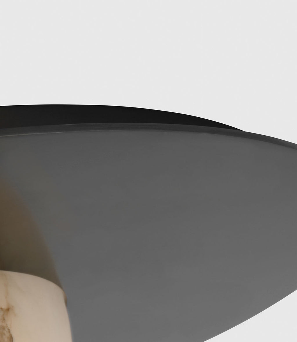 Fosse 21" Flush Mount | Bronze | Alabaster