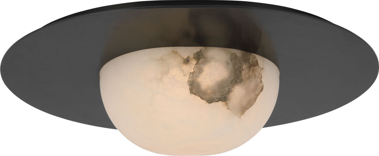 Fosse 21" Flush Mount | Bronze | Alabaster
