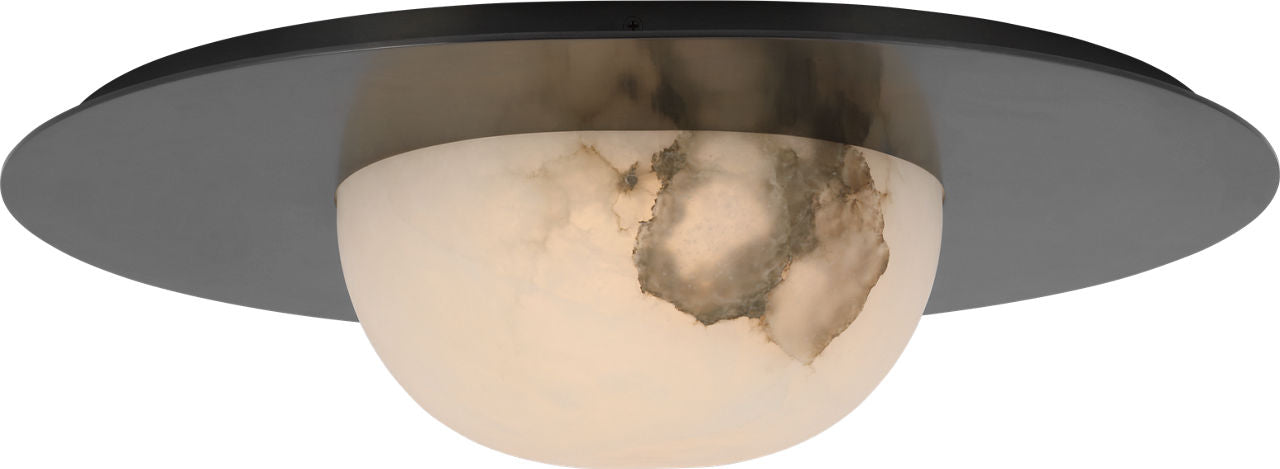 Fosse 21" Flush Mount | Bronze | Alabaster