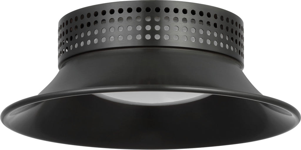 Precision 7" Flush Mount | Bronze | White Glass