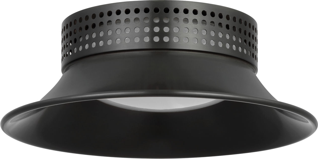 Precision 7" Flush Mount | Bronze | White Glass