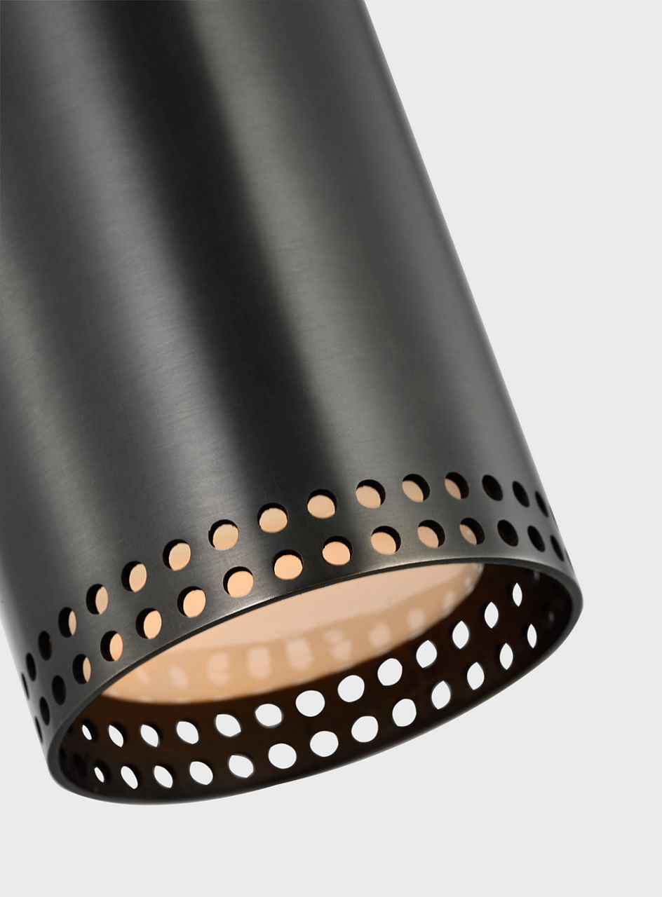 Precision 3" Directional Monopoint Flush Mount | Bronze | White Glass