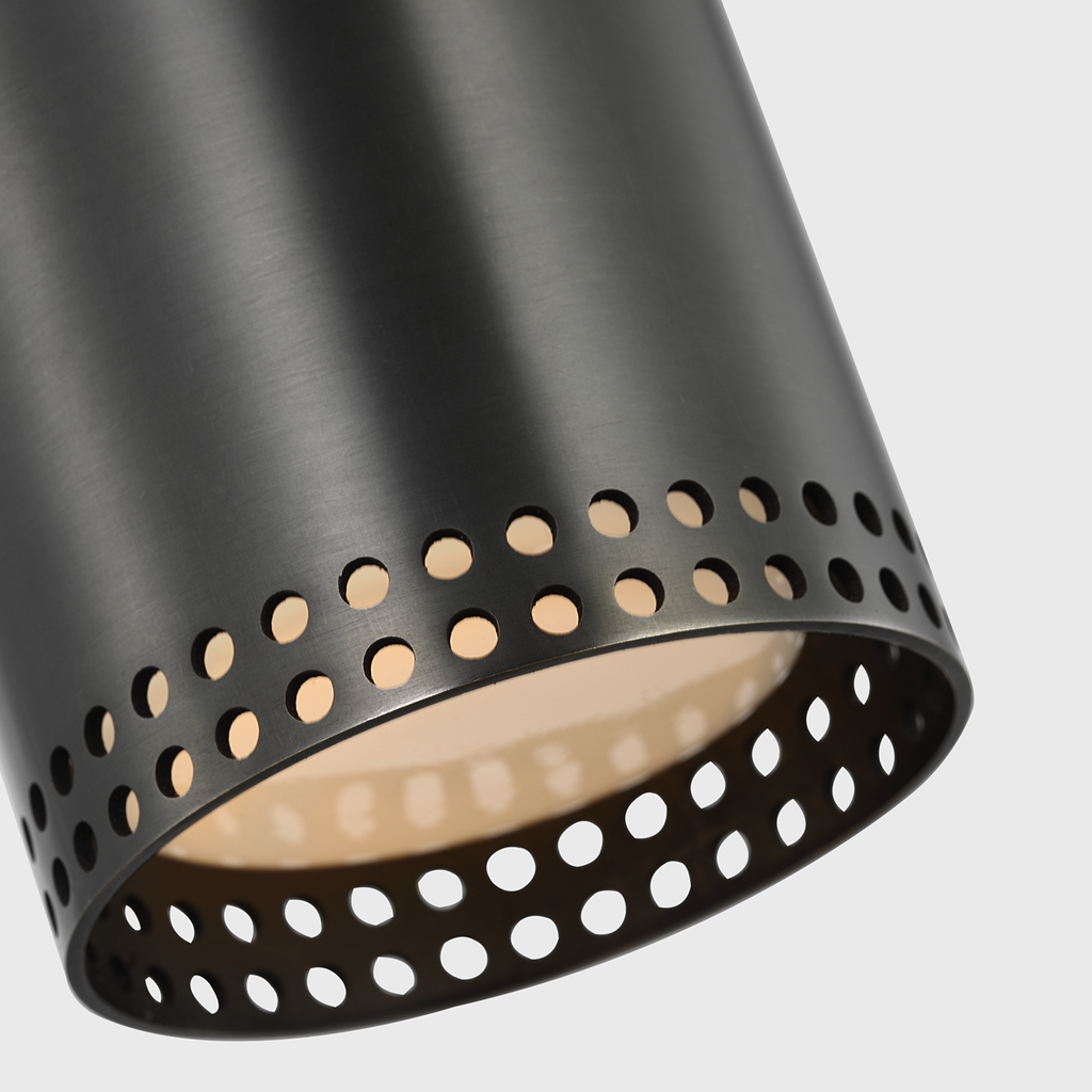 Precision 3" Directional Monopoint Flush Mount | Bronze | White Glass