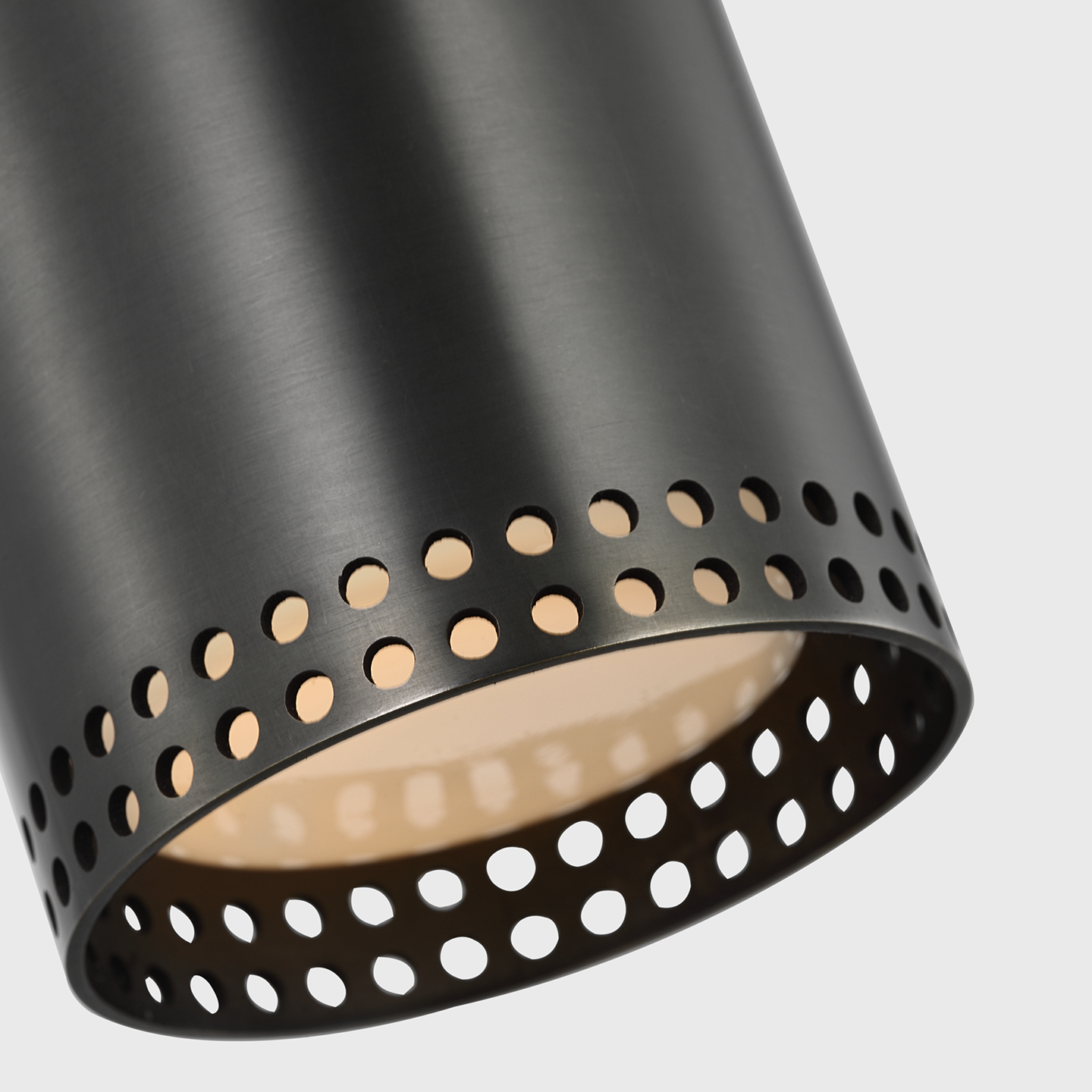Precision 3" Directional Monopoint Flush Mount | Bronze | White Glass